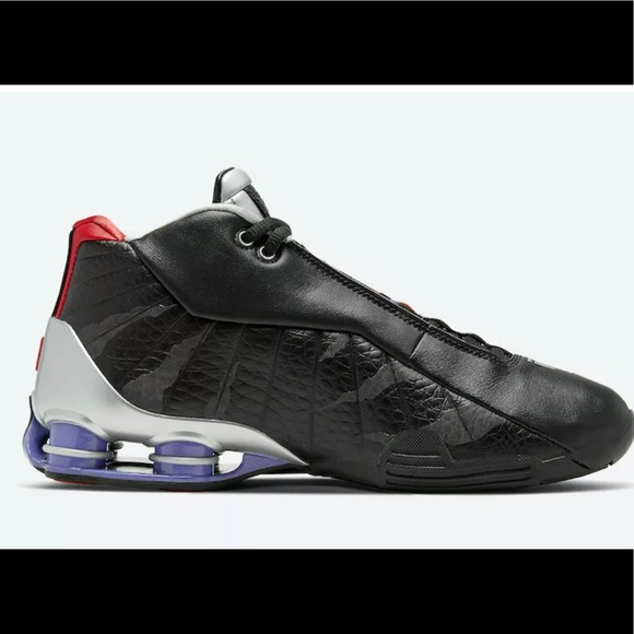 Nike Shox BB4 QS Raptors Mens Black Silver CD9335 - Picture 3 of 9